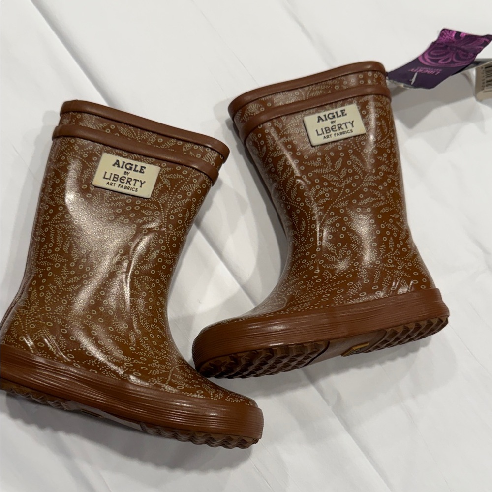 AIGLE by LIBERTY Art Fabric Rain Boots